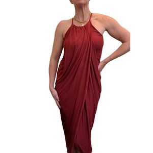 JOIE Grecian Jersey midi dress Size Sm